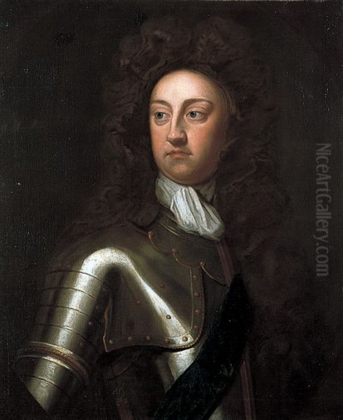 Prince George of Denmark (1653-1708) Oil Painting by Michael Dahl