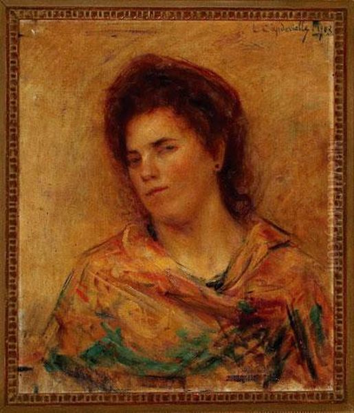 Retrato De Dama Oil Painting by Louis Capdevielle