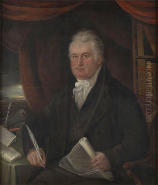 Thomas Coke, 1st Earl of Leicester (1752-1842), Agriculturalist Oil Painting by Thomas Weaver