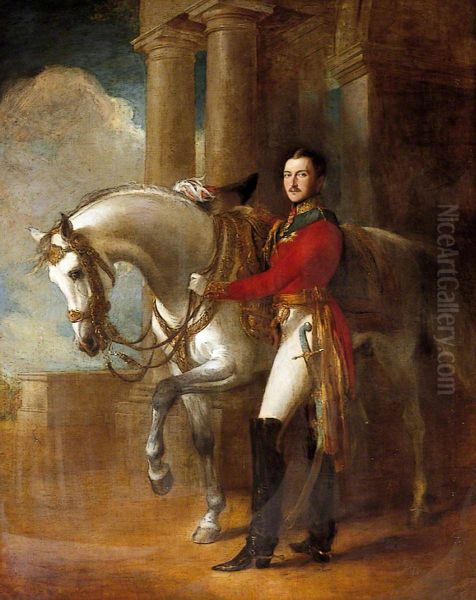 HRH Prince Albert (1819-1861) Oil Painting by Francis Grant