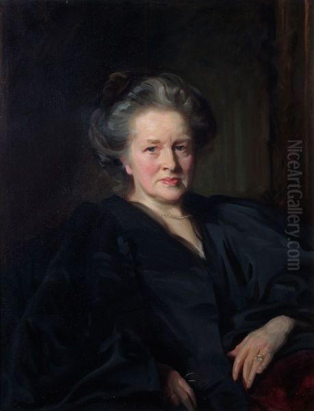 Elizabeth Garrett Anderson (1836-1917) Oil Painting by Reginald Grenville Eves