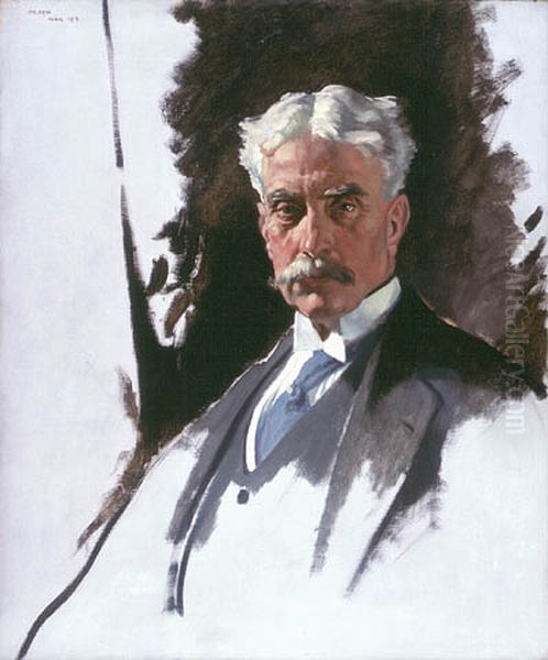 Portrait de Sir Robert Laird Borden Oil Painting by William Orpen