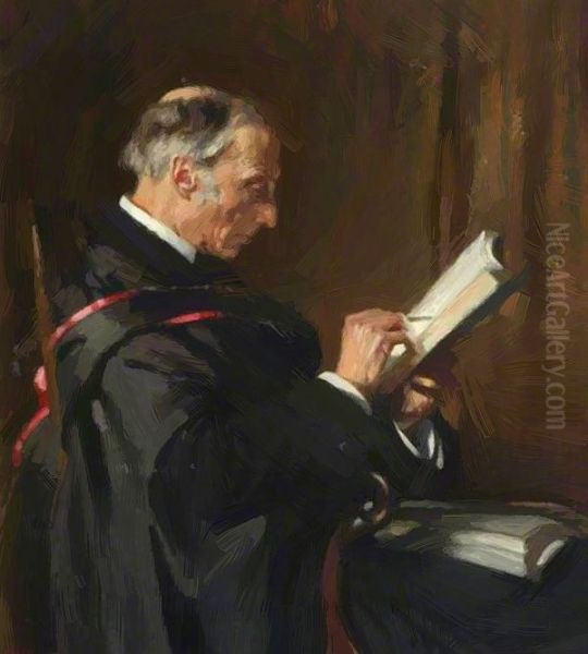 Charles Buller Heberden, Principal (1889-1920), Vice-Chancellor (1910-1913) Oil Painting by William Orpen