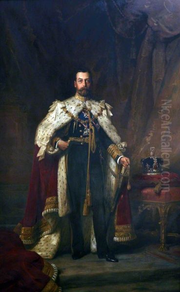 George V (1865-1936) Oil Painting by Luke Fildes