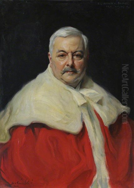 Sir Arthur Everett Shipley, Master Oil Painting by Philip de Laszlo