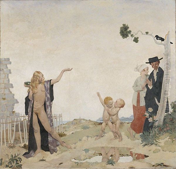 Sowing new seed Oil Painting by William Orpen