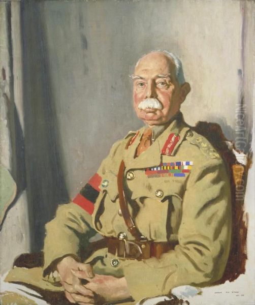 General Sir Herbert Charles Onslow Plumer, GCMG, GCVO, KCB, Second Army Oil Painting by William Orpen