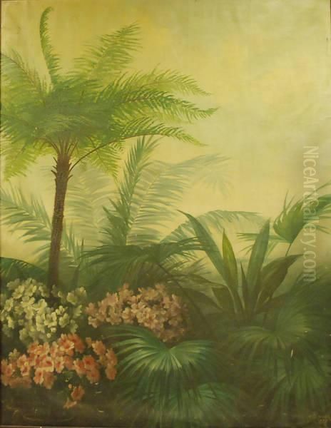 Jardin Tropical Oil Painting by Jean Capeinick