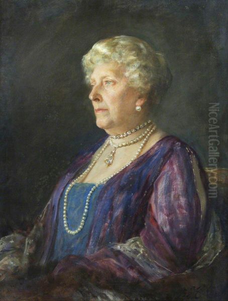 Princess Beatrice (1856-1944) Oil Painting by Arthur Stockdale Cope