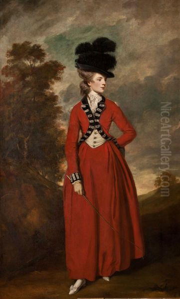 Lady Worsley Oil Painting by Joshua Reynolds