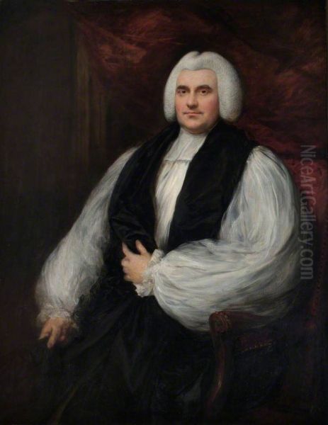 John Warren (1730-1800), Bishop of Bangor Oil Painting by Thomas Gainsborough