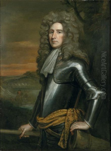 Portrait ofHenry Sydney, 1st Earl of Romney(1641-1704) Oil Painting by John Baptist Medina