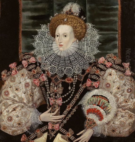 Queen Elizabeth I Oil Painting by George Gower