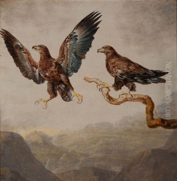 Adler (Idyllen-Zyklus) Oil Painting by Johann Heinrich Wilhelm Tischbein