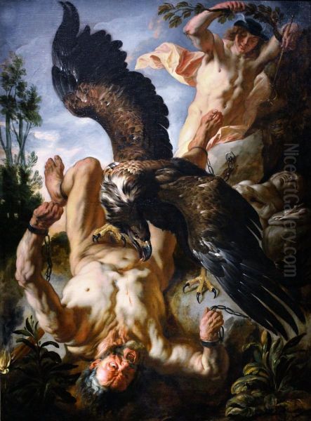 Der gefesselte Prometheus Oil Painting by Jacob Jordaens