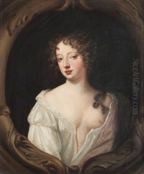 Eleanor 'Nell' Gwyn (Gwynne) (1650-1687) Oil Painting by Peter Lely