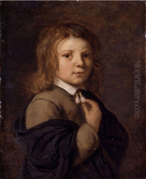 Portrait of a young boy Oil Painting by Michiel Sweerts