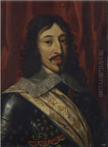 Portrait of Louis XIII of France Oil Painting by Justus van Egmont