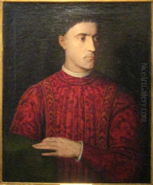 Portrait of Piero de' Medici Oil Painting by Bronzino