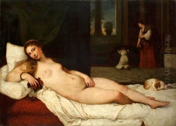 Venus of Urbino. Oil Painting by Titian