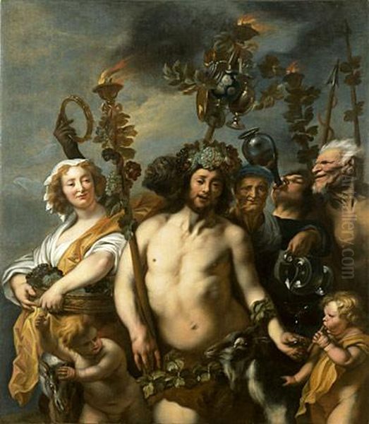 Triumph of Bacchus. Oil Painting by Jacob Jordaens