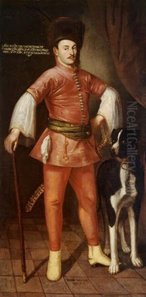 Prince Paul Esterhazy (1635-1713), palatine of Hungary Oil Painting by Benjamin Block