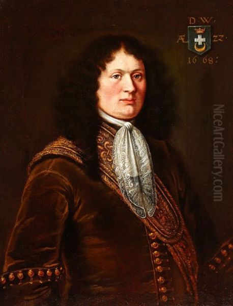 Bildnis David Wurstemberger (1647-1695), CC 1680, Herr zu Kehrsatz. Oil Painting by unknown