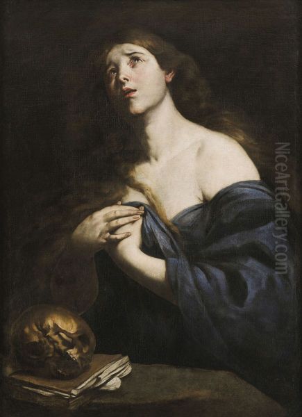 Mary Magdalene Oil Painting by Andrea Vaccaro