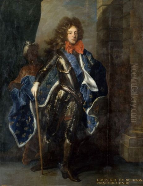 Portrait ofLouis, Prince of Conde(1668-1710) Oil Painting by Hyacinthe Rigaud