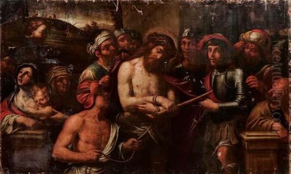 Ecce Homo Oil Painting by Giovanni Domenico Cappellino