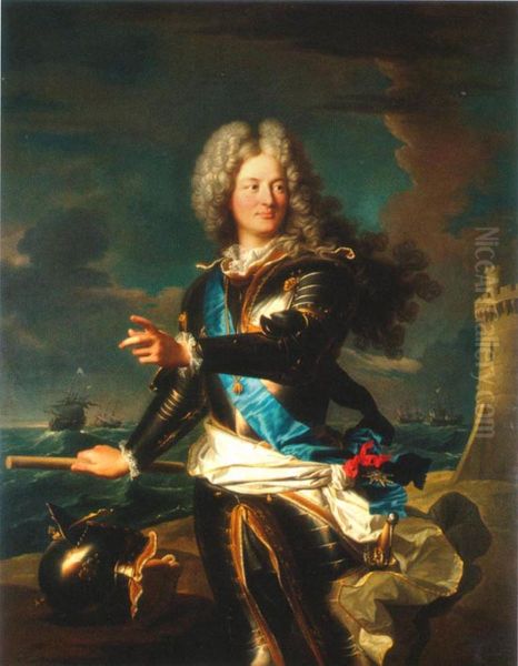 Louis Alexandre de Bourbon, Count of Toulouse Oil Painting by Hyacinthe Rigaud