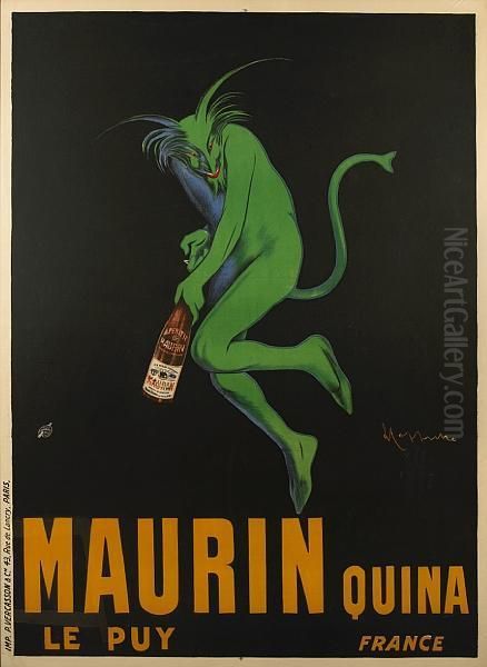 Maurin Quina Oil Painting by Leonetto Cappiello