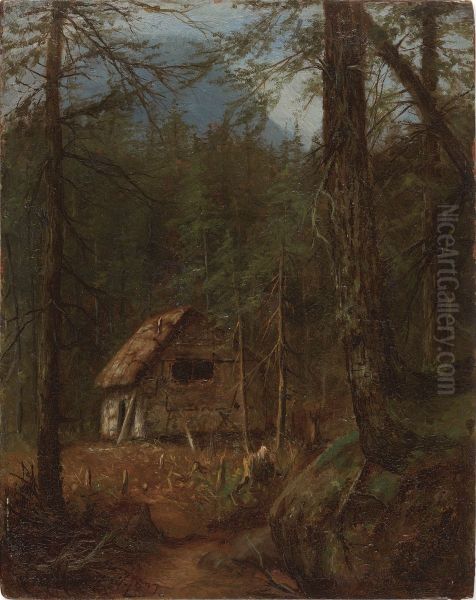 Home in the Wilderness Oil Painting by Laura Woodward