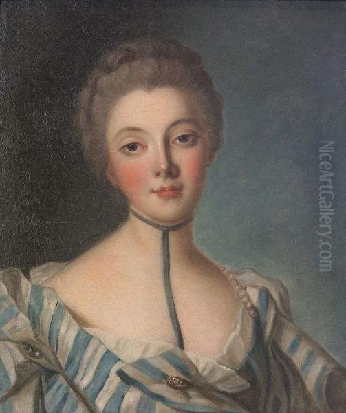 Portrait of Madame Dupin Oil Painting by Jean-Marc Nattier