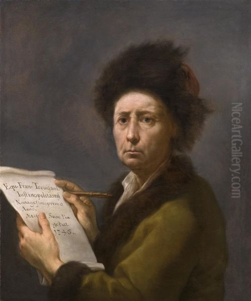 Self-portrait Oil Painting by Francesco Trevisani