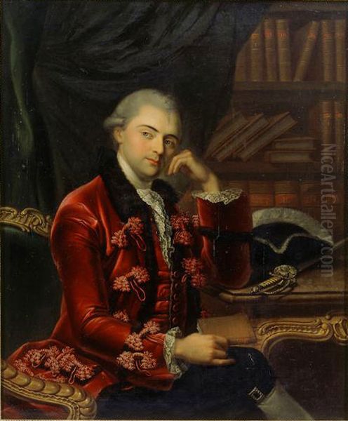 Portrait of Christoph Friedrich von Freudenreich (1748-1821) Oil Painting by Unidentified painter