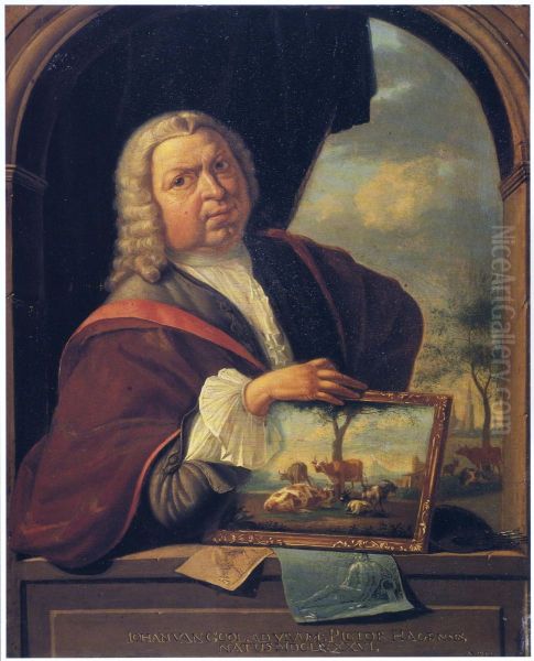 Self-portrait Oil Painting by Jan van Gool