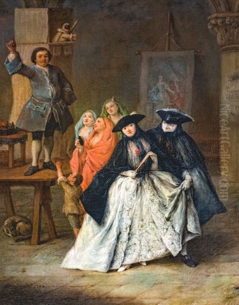 Il Ciarlatano Oil Painting by Pietro Longhi