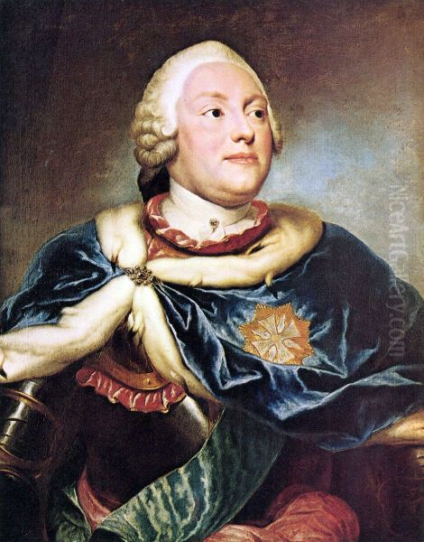 Kurfurst Friedrich Christian von Sachsen (1722-1763) Oil Painting by Anton Raphael Mengs