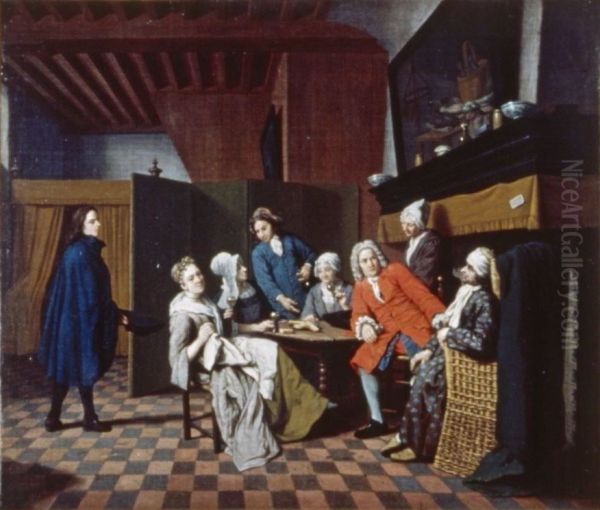 The physician as a man Oil Painting by Jan Josef Horemans the Younger