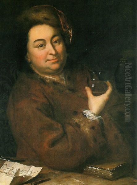 Michael Schuppach(1707-1781). Oil Painting by Jakob Emanuel Handmann