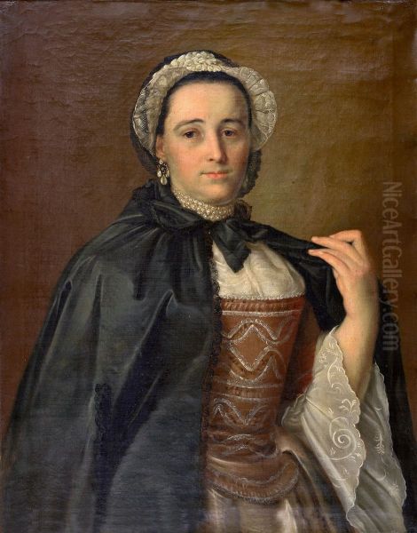 Susanna Maria Rohr geb. Frolich (1736-1812). Oil Painting by Sigmund Barth