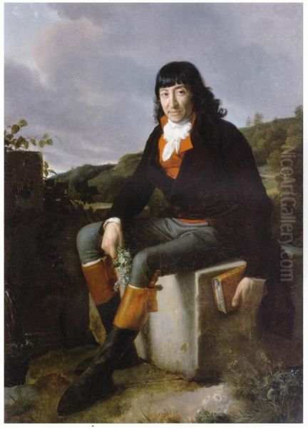 Louis-Marie de La Revelliere-Lepeaux (1753-1824) Oil Painting by Francois Gerard