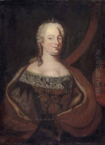 Portrait ofMaria Theresia(1717-1780) Oil Painting by Unidentified painter