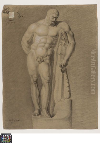 Farnese Hercules Oil Painting by Charles De Graeve