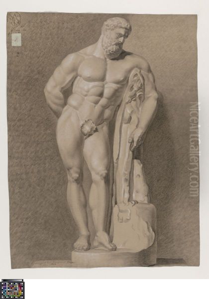 Farnese Hercules Oil Painting by Leopold van Turnhout