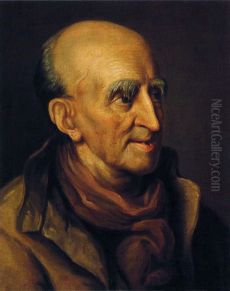 Johann Jacob Bodmer Oil Painting by Anton Graff