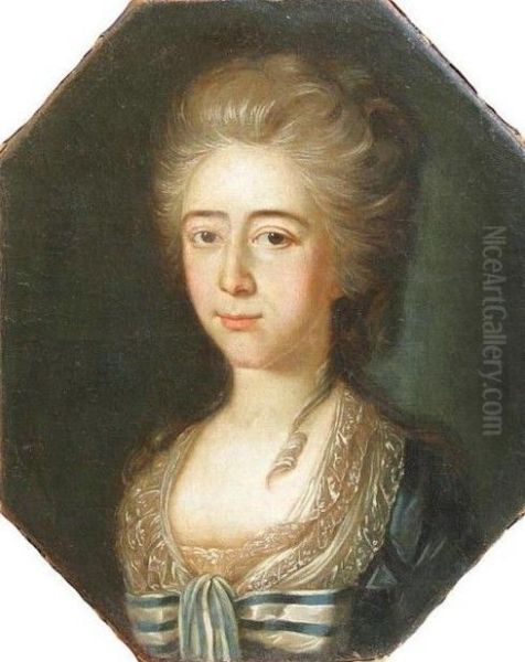 Daria OlsufjevaI Oil Painting by Johann Bardou