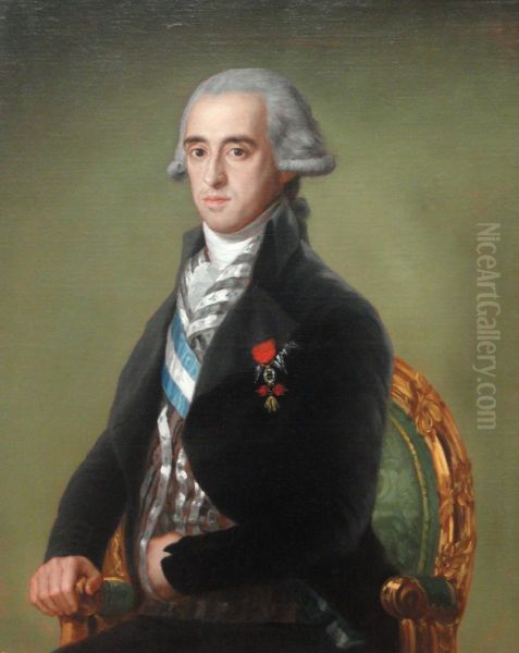 Portrait of Jose Maria Alvarez de Toledo, 15th Duke of Medina Sidonia (1756-1796) Oil Painting by Francisco Goya