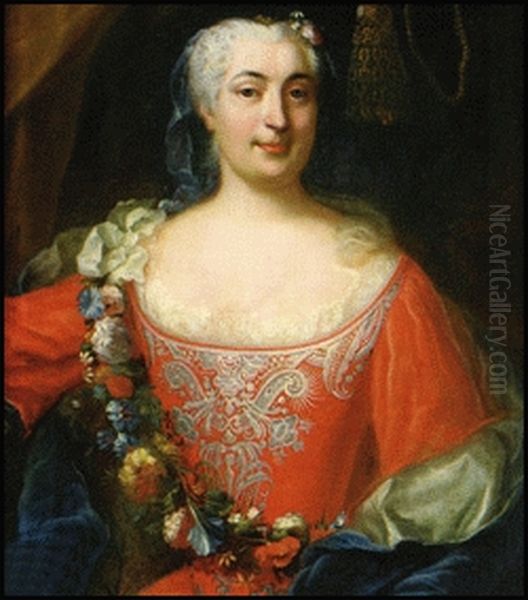 Portrait ofHedvig Taube(1714-1744) Oil Painting by Martin Van Meytens